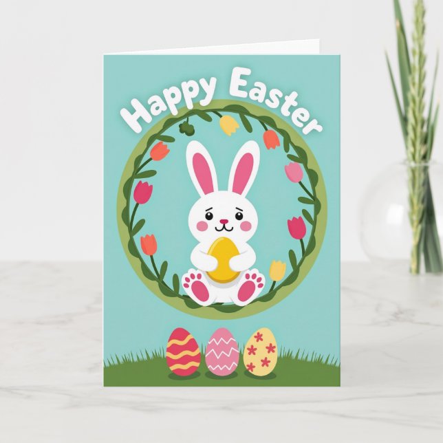 Happy Spring Rabbit Season Card (Front)