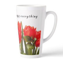 Happy Spring Red Tulip Flower 