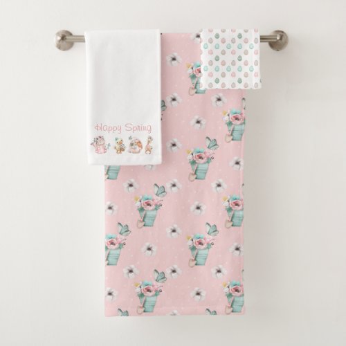 Happy Spring Towel Set