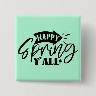 Happy Spring Y’all Typography Design-49765 Button