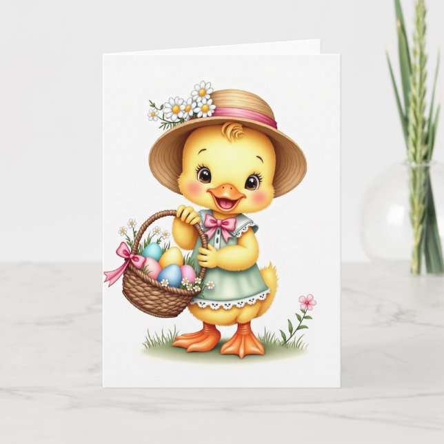 Happy Springtime Bird Card (Front)