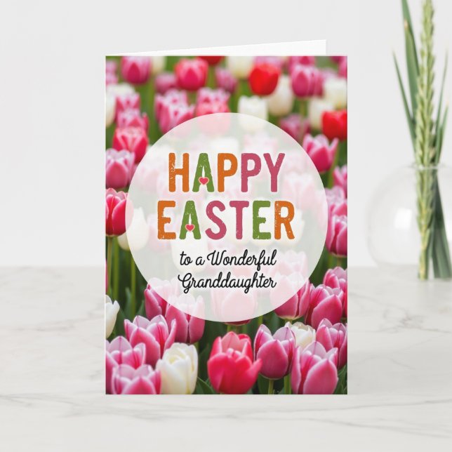 Happy Springtime Easter Card (Front)
