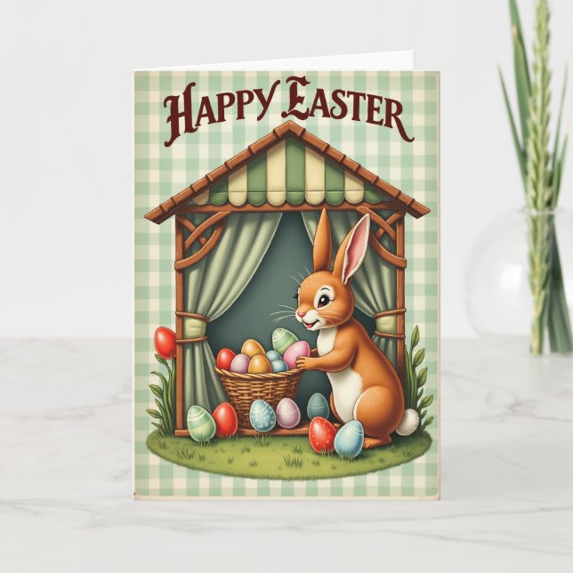 Happy Springtime Egg Card (Front)