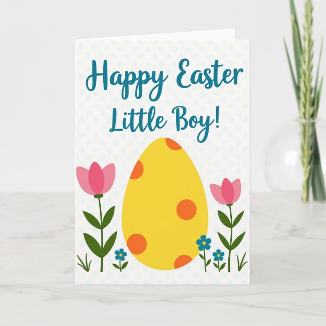 Happy Springtime Flowers Card (Front)