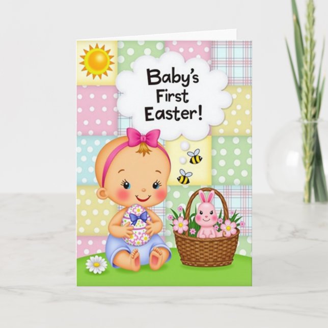 Happy Springtime Infant Card (Front)