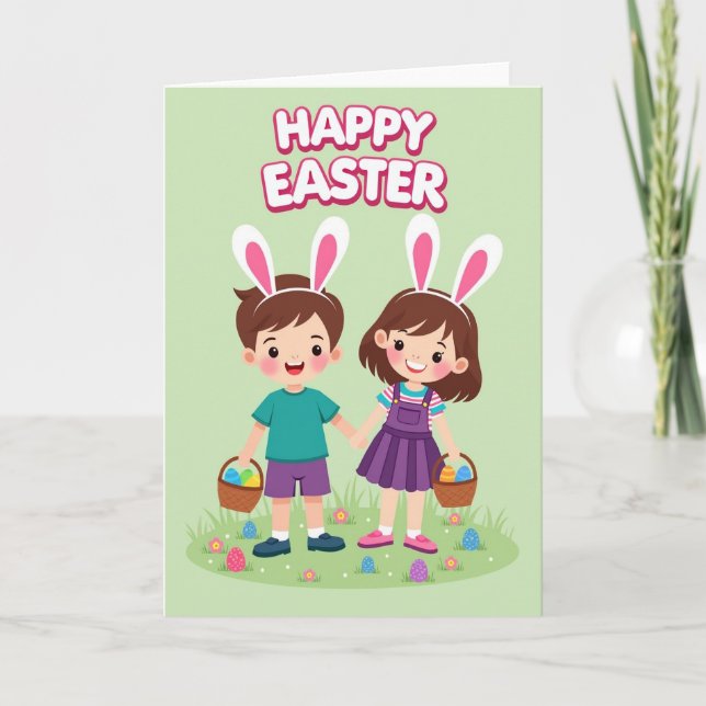 Happy Springtime Joy Card (Front)