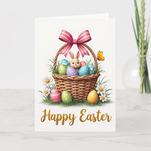 Happy Springtime Scene Card (Front)
