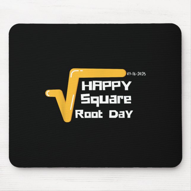 Happy Square Root Day Men Women Kids  Mouse Pad (Front)