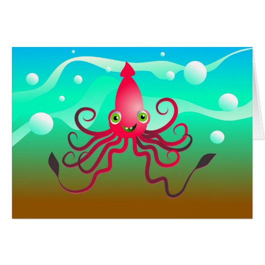 Happy Squid Cards (Front Horizontal)