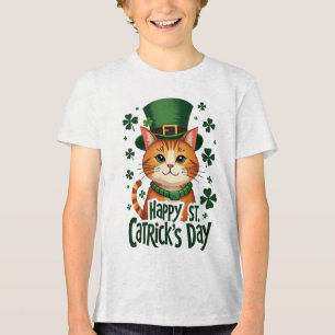 Happy St. Catrick’s Day – Cat Of St. Patrick’s day Tri-Blend Shirt