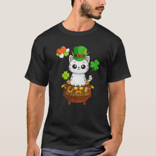 Happy St Catrick's Day Cute Kawaii St Patricks Day T-Shirt