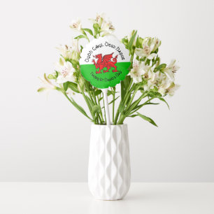 Happy St Davids Day in Celtic Style Small Balloon
