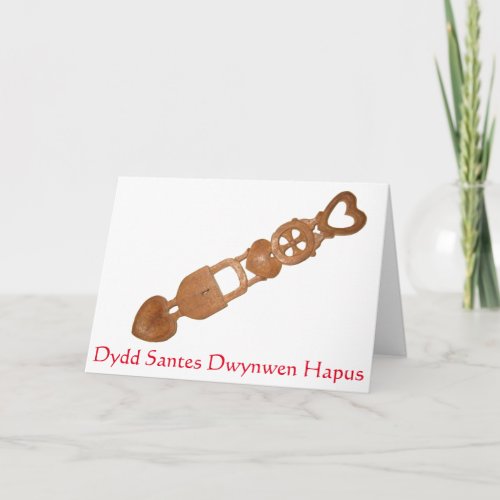 Happy St Dwynwens Day Holiday Card