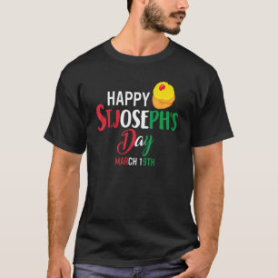 Happy St Josephs Day Jesus Catholic Christian Marc T-Shirt