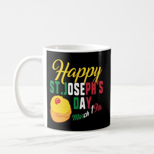 Happy St Josephs Day Jesus Catholic Religious Marc Coffee Mug