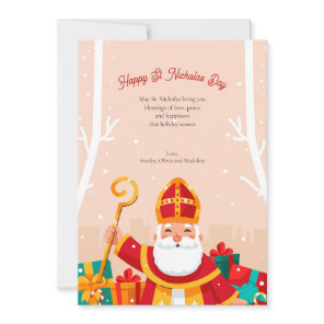 Happy St Nicholas Day Greeting Card