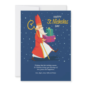 Happy St. Nicholas Day Greeting Card