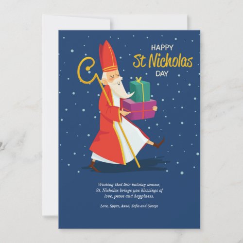 Happy St Nicholas Day Greeting Card