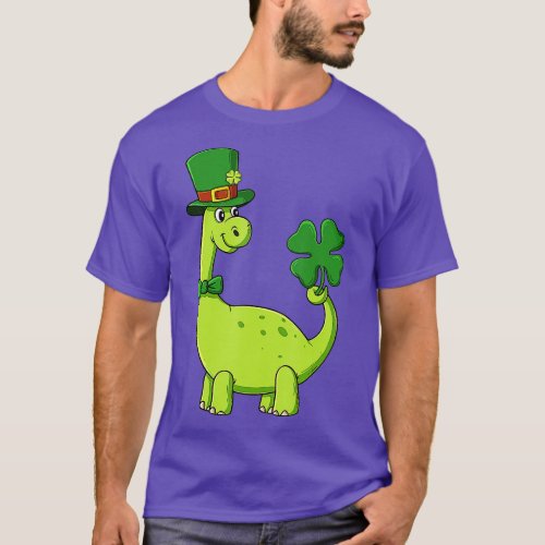 Happy St PaRex Dinosaur Saint Patricks Day For Boy T_Shirt