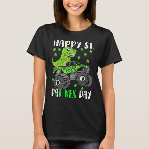 Happy St Pat Rex Day Dinosaur St Patricks Day St P T_Shirt