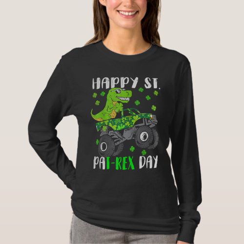 Happy St Pat Rex Day Dinosaur St Patricks Day St P T_Shirt