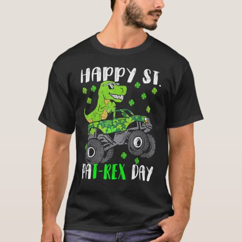 Happy St Pat Rex Day Dinosaur St Patricks Day St P T_Shirt