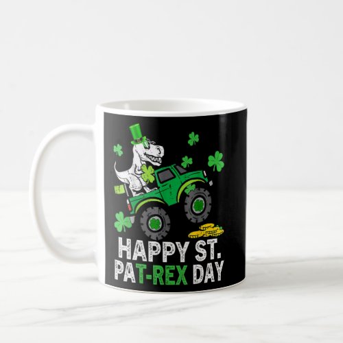 Happy St Pat Trex Day  Dino St Patricks Day Toddle Coffee Mug