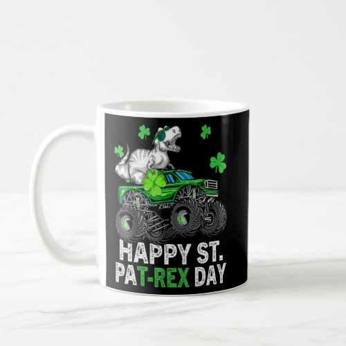 Happy St Pat Trex Day  Dino St Patricks Day Toddle Coffee Mug