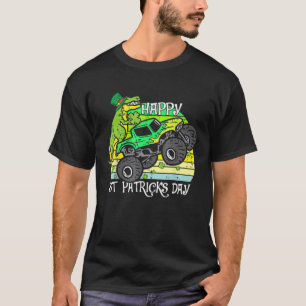 Happy St Pat Trex Day Dino St Patricks Day Toddler T-Shirt