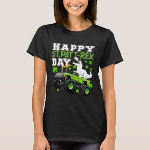 Happy St Pat Trex Day Dinosaur St Patricks Day Tod T-Shirt