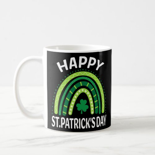 Happy St Patrcik S Day Funny Rainbow Clover Lover  Coffee Mug