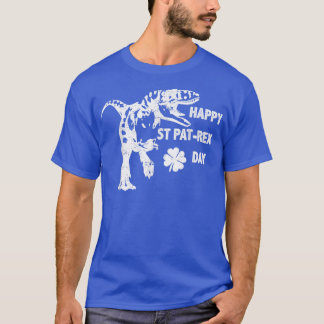 HAPPY ST PATREX DAY Funny TRe Dinosaur St Patrick' T-Shirt