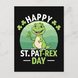 Happy st patrex day st patricks day quote vector holiday postcard