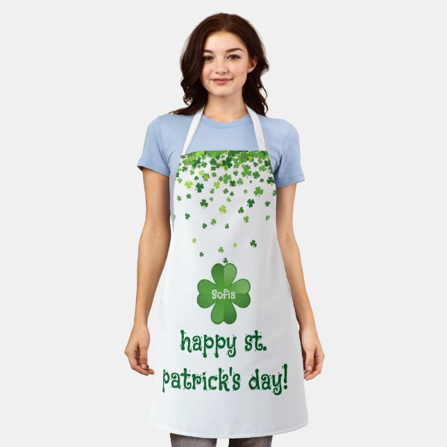 Happy St. Patrick’s Day – Classic Irish Celebratio Apron (Worn)