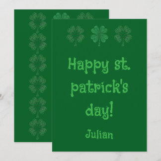 Happy St. Patrick’s Day – Classic Irish Holiday Card