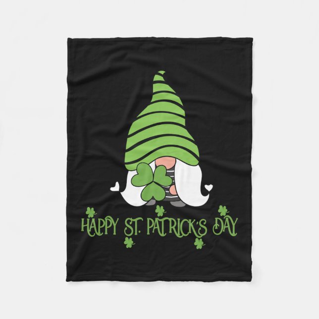 Happy St Patrick S Day Fleece Blanket (Front)