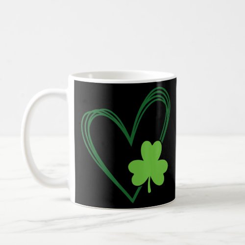 Happy St Patrick S Day Irish Shamrock Heart Men Wo Coffee Mug