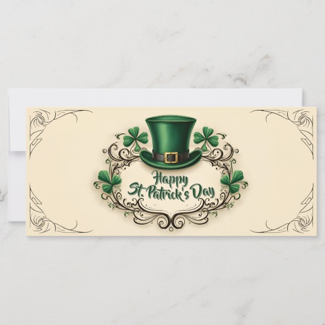Happy St. Patrick’s Day Shamrock Design (Front)