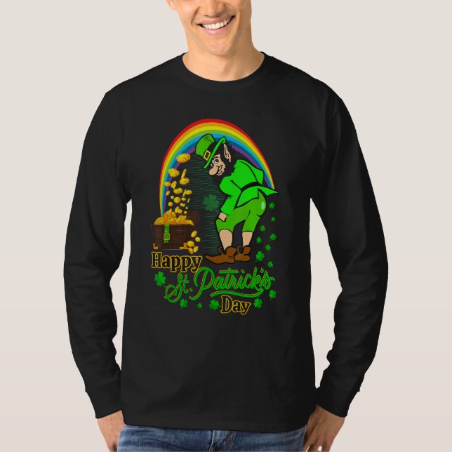 Happy St Patrick S Day Shamrock Graphic Men Women  T-Shirt (Front)