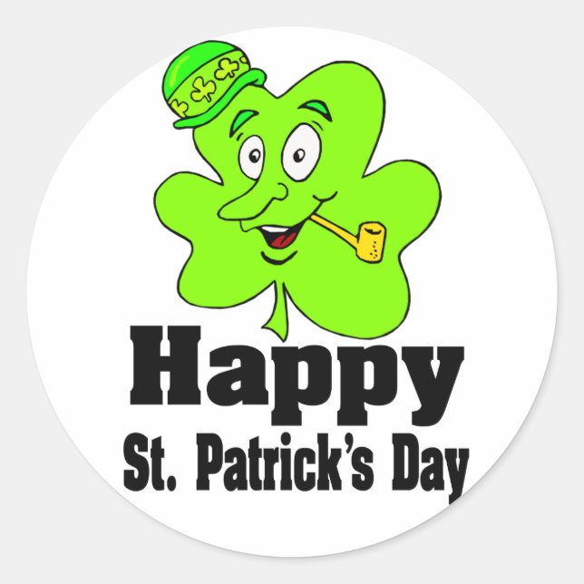 Happy St. Patrick’s Day Stickers (Front)