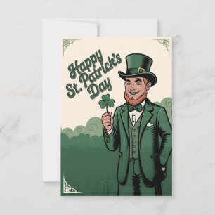 Happy St. Patrick’s Day Vintage Leprechaun