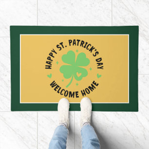 Happy St. Patrick’s Day Welcome Home Doormat