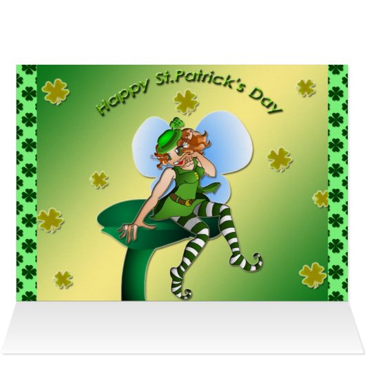 Happy St. Patrick's Day (Inside Horizontal (Top))