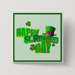 Happy St. Patrick's Day 1 Pinback Button