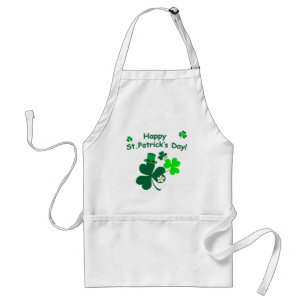 Happy St. Patrick's Day Adult Apron
