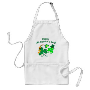 Happy St. Patrick's Day Adult Apron