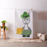 happy st patricks day alpaca fabric