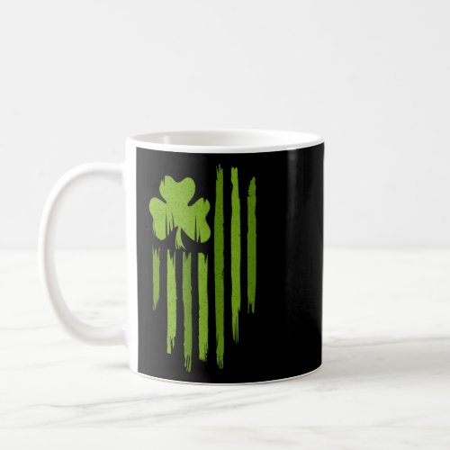 Happy St Patricks Day American Flag Usa Lucky Sham Coffee Mug