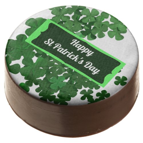 Happy St Patricks Day and Good Luck Chocolate Covered Oreo