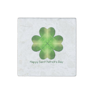 Happy St Patrick's Day and Good Luck Stone Magnet